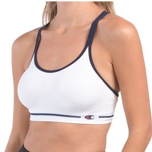 Champion Logo Stripe Sports Bra NIP